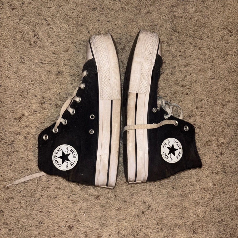 Converse  Black and White High-Tops